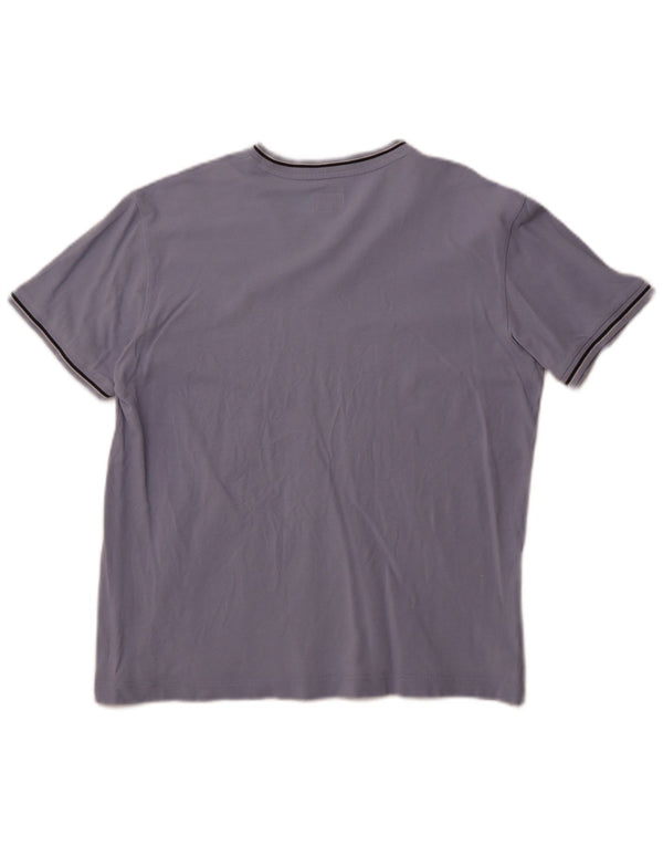 Calvin Klein Jeans Γυναικείο T-Shirt Top UK 18 XL Μωβ βαμβακερό