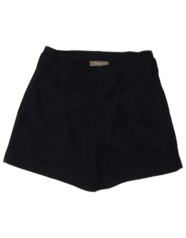 Γυναικείο σορτς Oasis με καρφίτσες casual UK 8 Small W26 Navy Blue από βαμβάκι