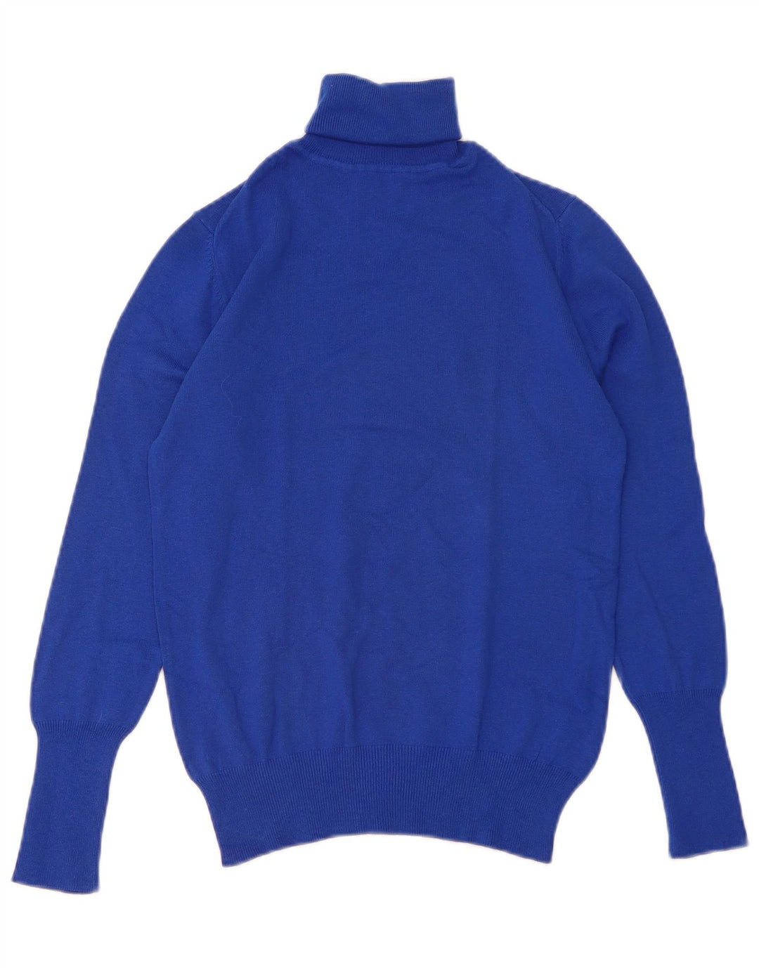 Zara Γυναικείο πουλόβερ με ρολό λαιμόκοψη UK 14 Large Blue