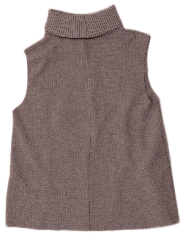 Zara Γυναικείο Γιλέκο Tank Top UK 10 Small Grey Polyester