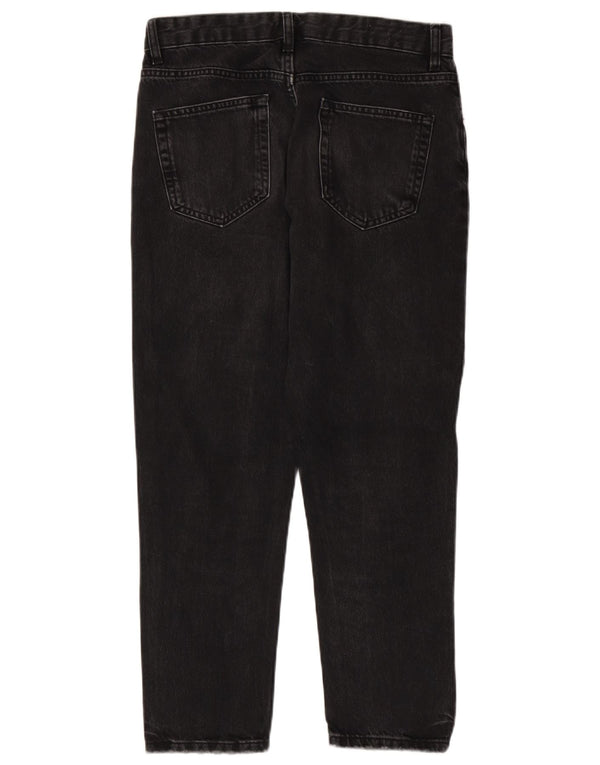 Zara Ανδρικό τζιν ίσιο EU 38 Small W30 L27 Μαύρο βαμβακερό