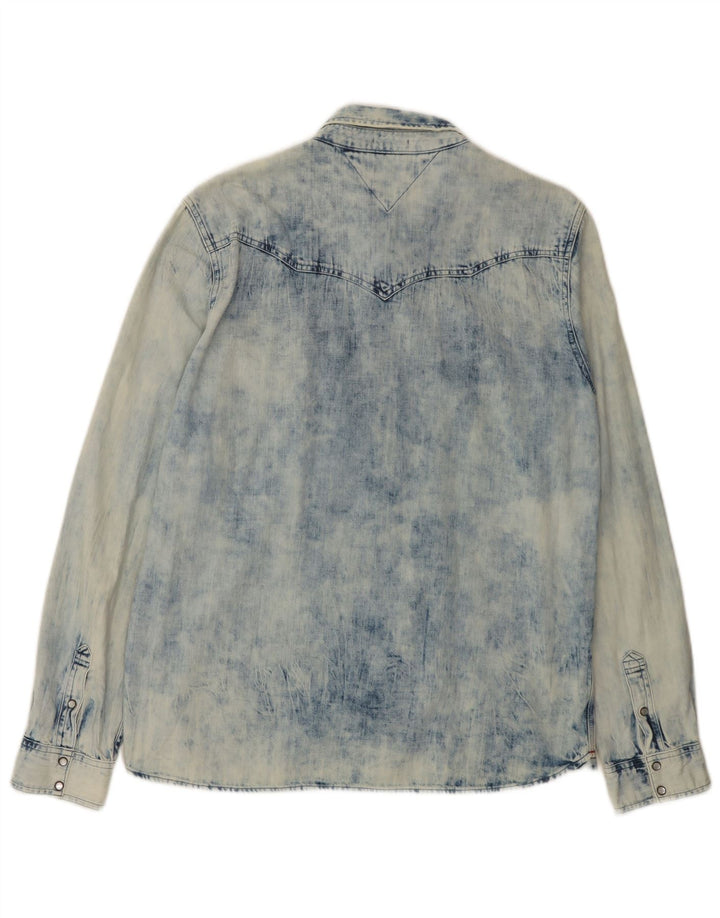 Ανδρικό τζιν πουκάμισο Tommy Hilfiger XL Μπλε βαμβακερό