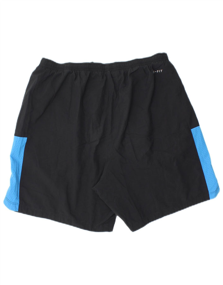 Ανδρικό αθλητικό σορτς Nike Dri Fit με μεγάλο μαύρο χρώμα από πολυεστέρα