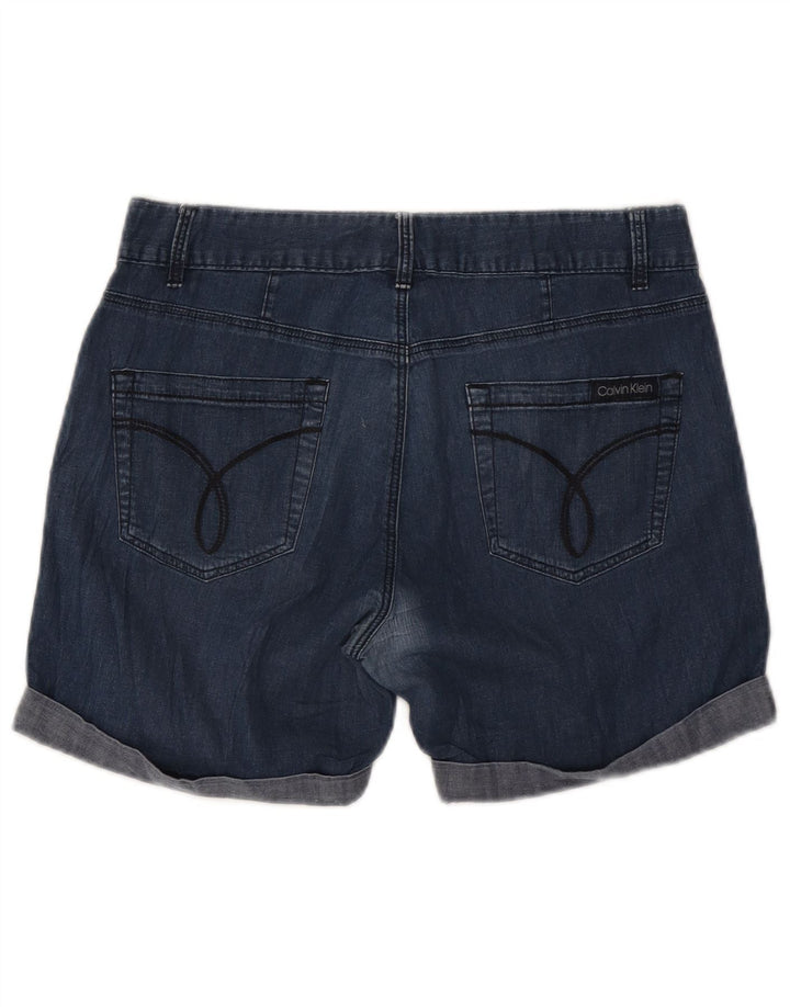 Γυναικείο τζιν σορτς Calvin Klein Jeans US 8 Medium W29 Μπλε βαμβακερό