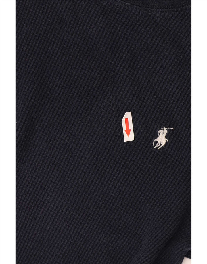 Polo Ralph Lauren ανδρικό τοπ μακρυμάνικο μεσαίο μπλε βαμβακερό