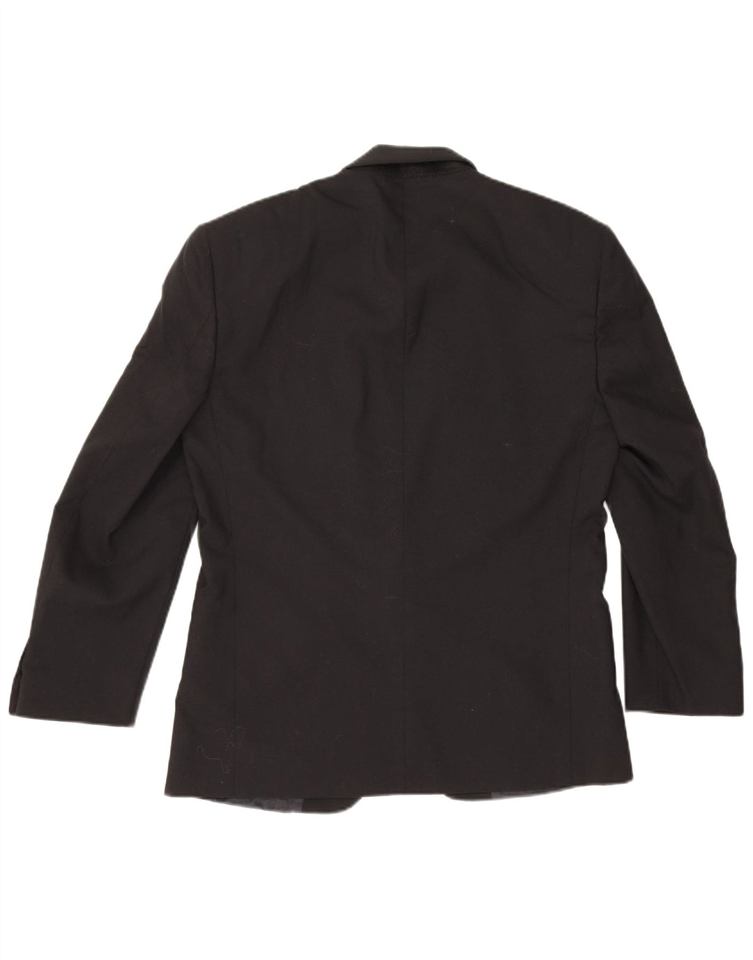 Vintage Ανδρικό Μπουφάν Blazer 1 Κουμπί IT 48 Medium Black Virgin Wool Classic