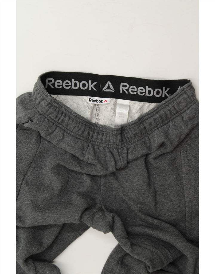 REEBOK Mens Tracksuit Trousers Joggers Medium  Grey Cotton Vintage Reebok and Second-Hand Reebok from Messina Hembry 