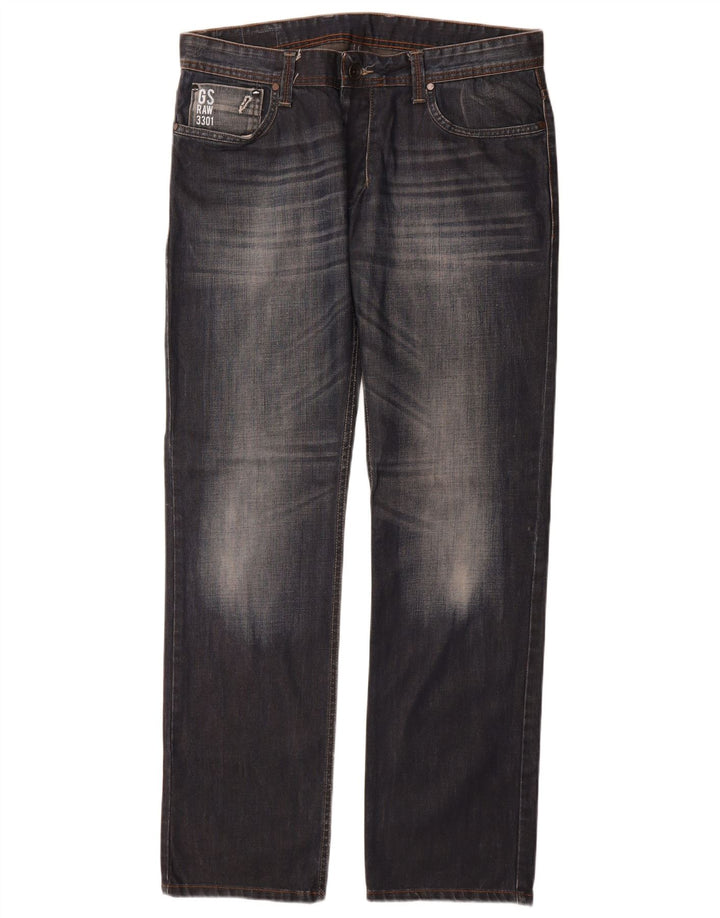 Ανδρικό τζιν ίσιο G-Star W36 L34 Navy Blue Cotton