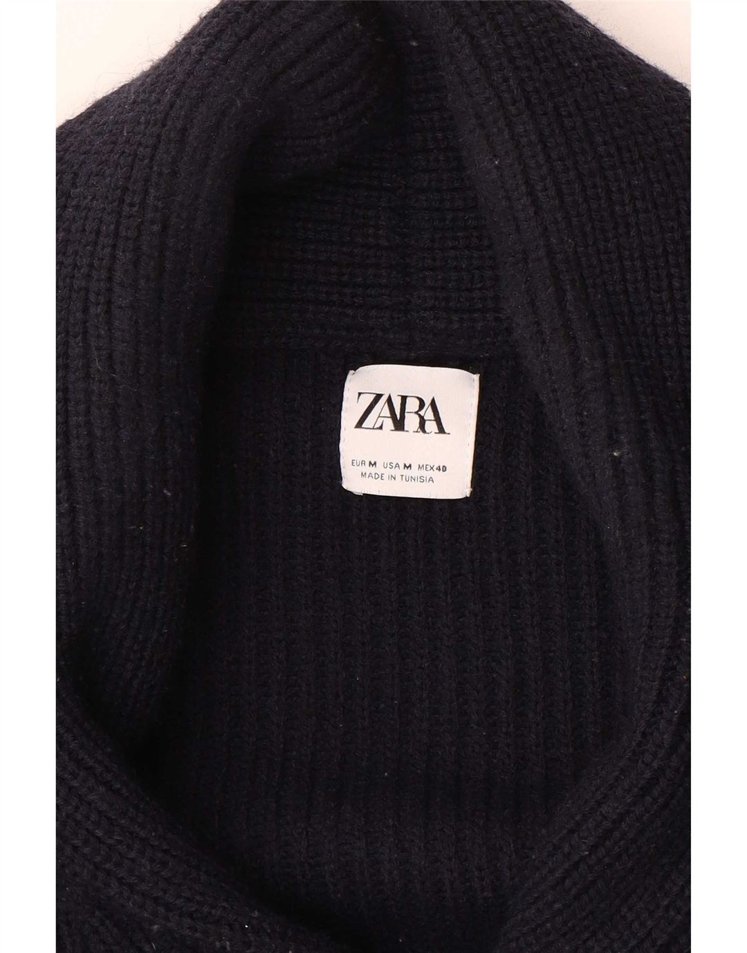 Ανδρικό πουλόβερ Zara Ζακέτα μεσαίο μπλε ναυτικό