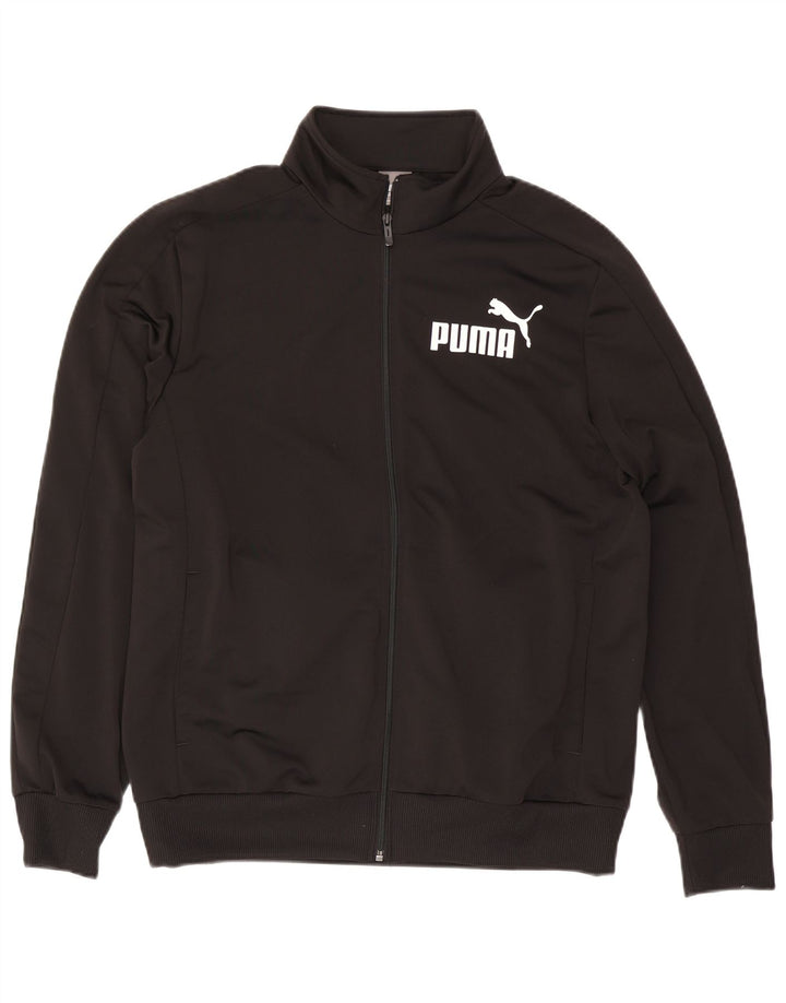 Ανδρική φόρμα φόρμας Puma γραφική φόρμα Top Jacket μεγάλο μαύρο πολυεστέρα