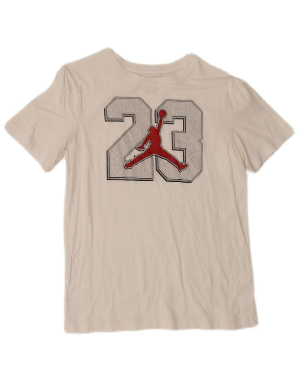Jordan Boys Graphic T-Shirt Top 13-14 Years XL White Sports