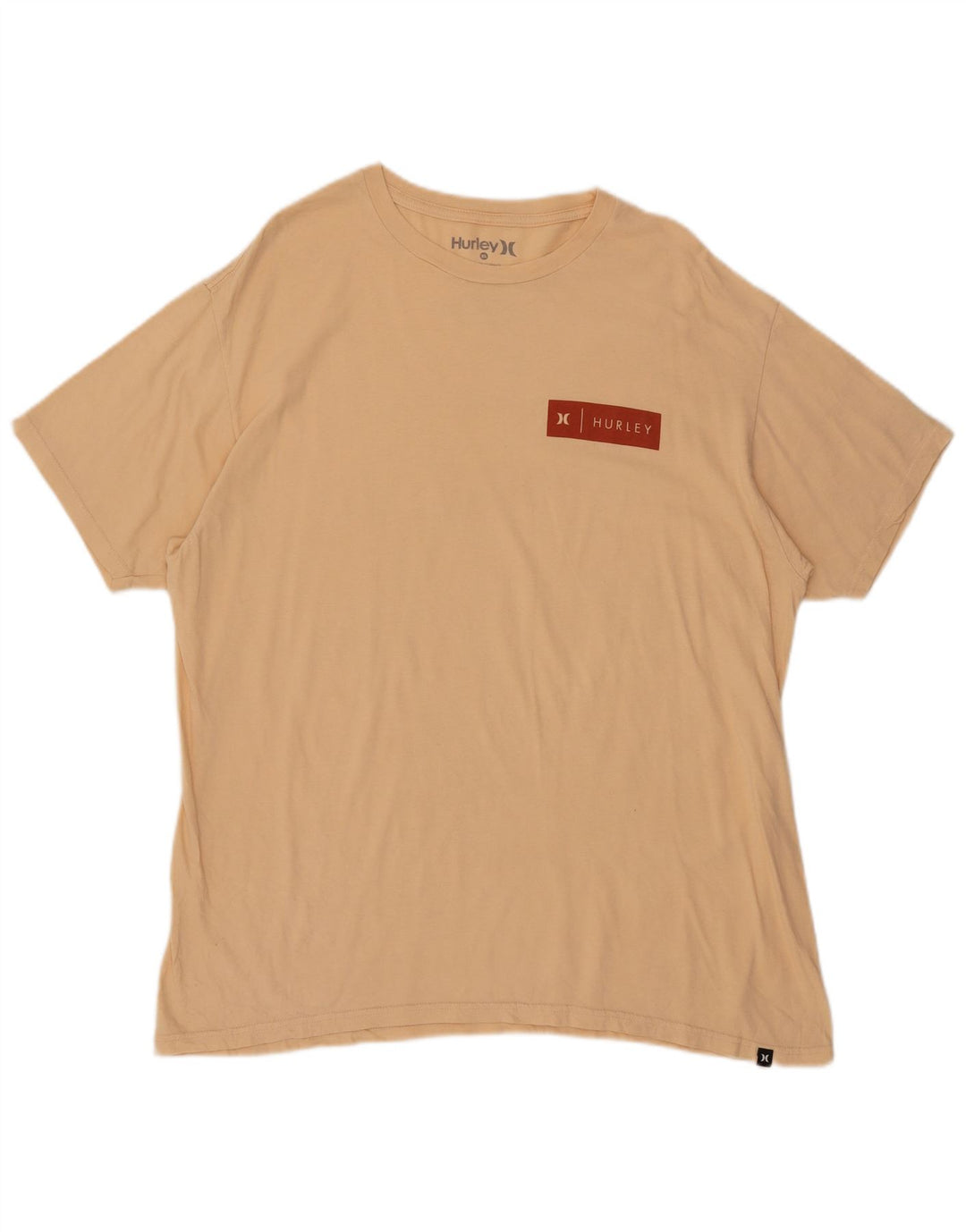 Ανδρικό T-Shirt Hurley Top XL Beige Cotton