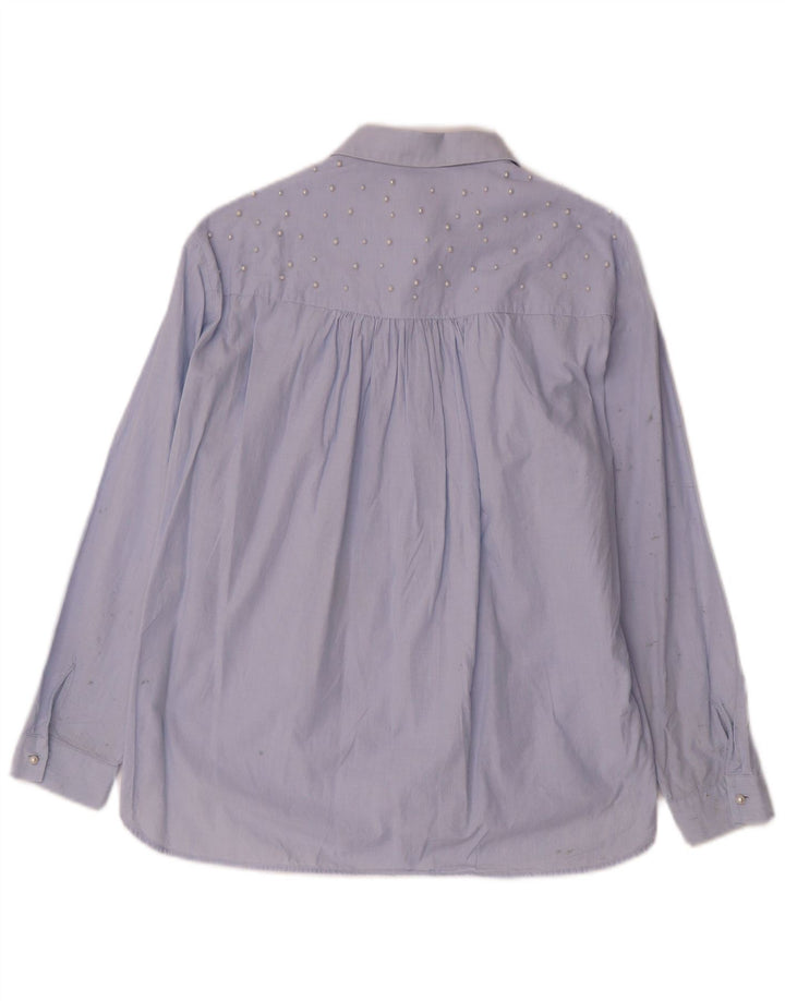 Zara Γυναικείο πουκάμισο UK 14 Medium Blue