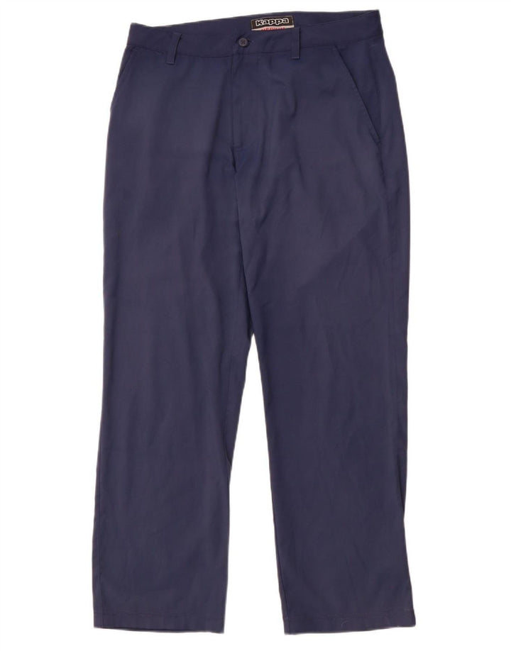 KAPPA Ανδρικό ίσιο παντελόνι Chino Medium W32 L29 Navy Blue Polyester