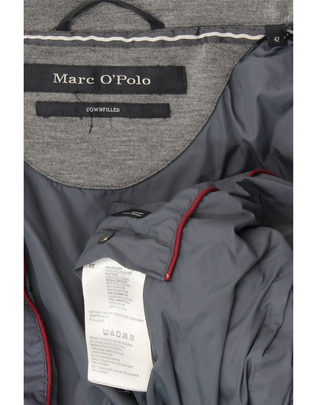 Marc O'Polo Γυναικείο παλτό με επένδυση IT 42 Medium Grey Polyamide