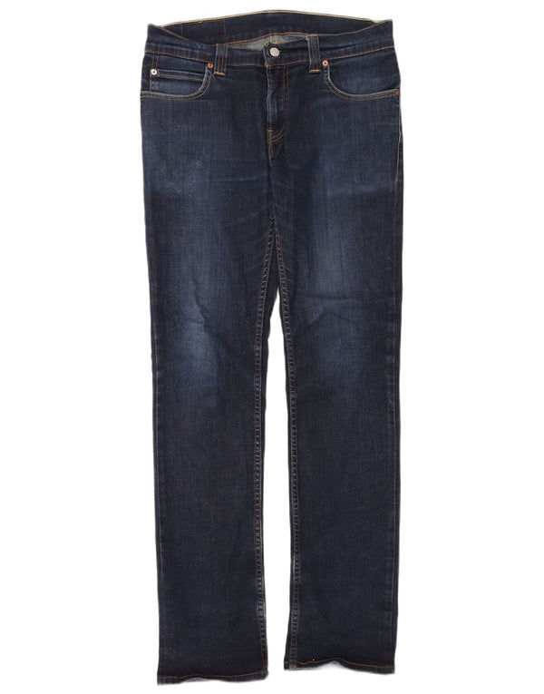 Levi's Mens 511 Slim Jeans W33 L34 Navy Blue Cotton