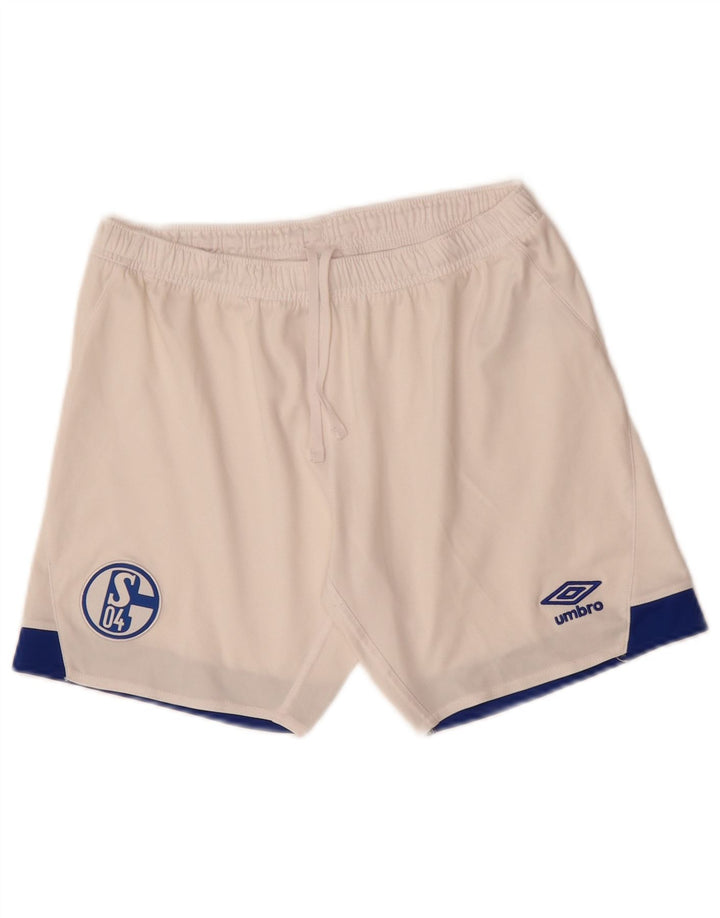 Αθλητικό σορτς UMBRO για αγόρια 13-14 ετών XL Λευκό πολυεστέρας