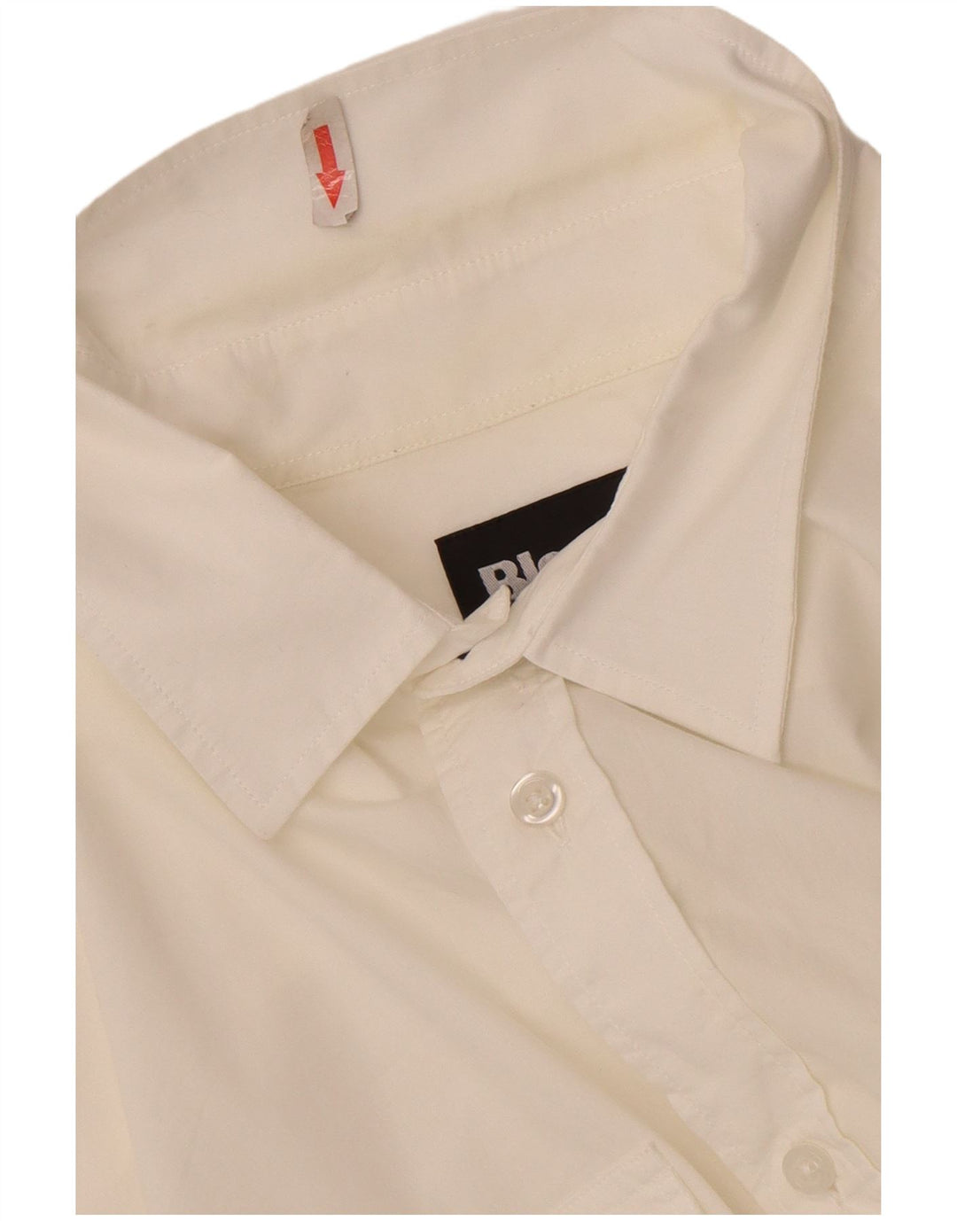 Ανδρικό πουκάμισο Blauer 3XL Λευκό βαμβακερό