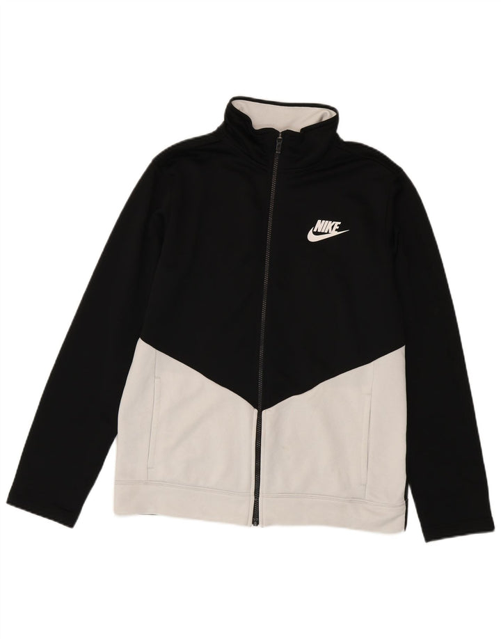 Μπουφάν Nike Boys αθλητική φόρμα 13-14 ετών XL Μαύρο πολύχρωμο πολυεστέρα