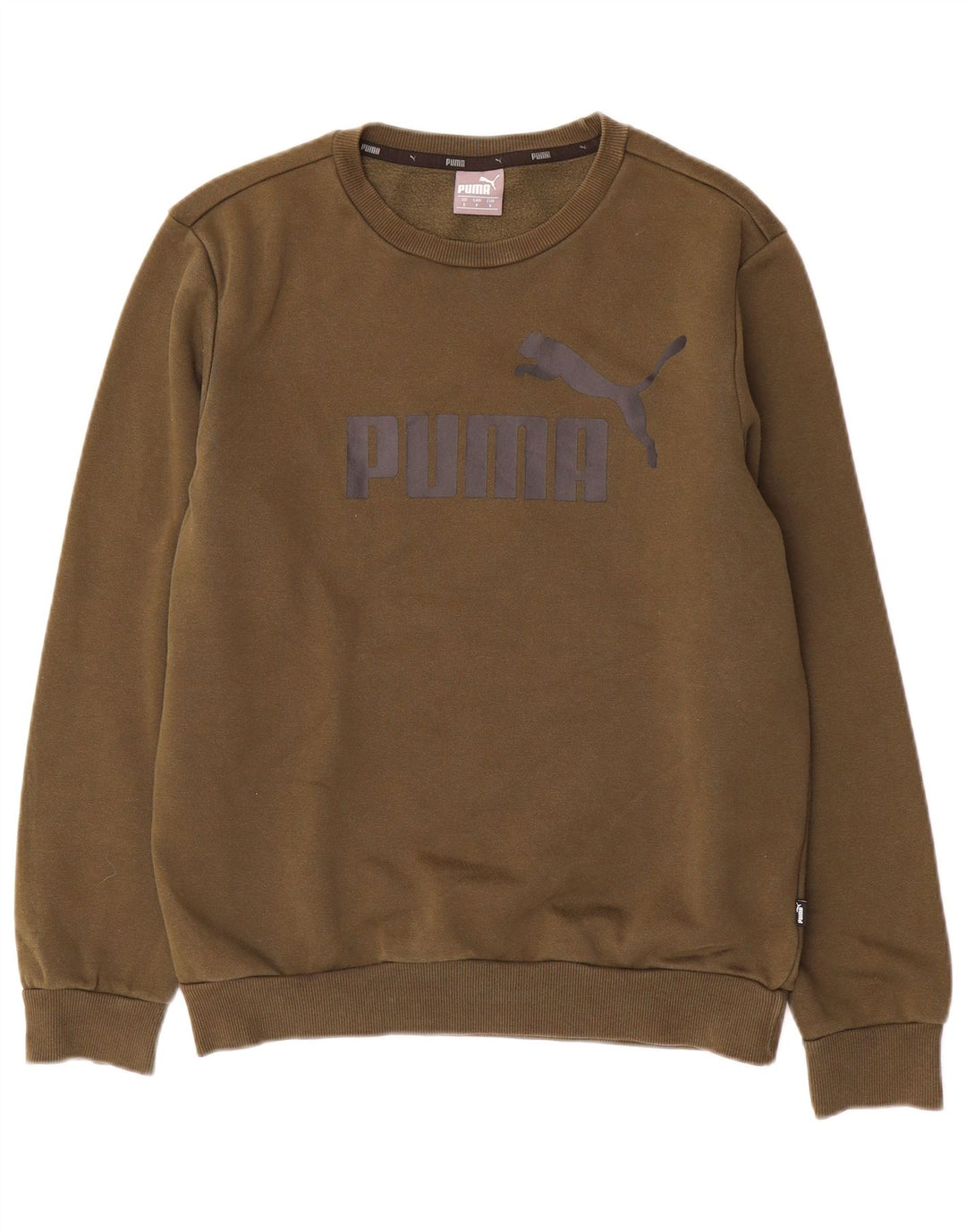 Ανδρικό γραφικό φούτερ Puma Jumper Μικρό Χακί Βαμβακερό