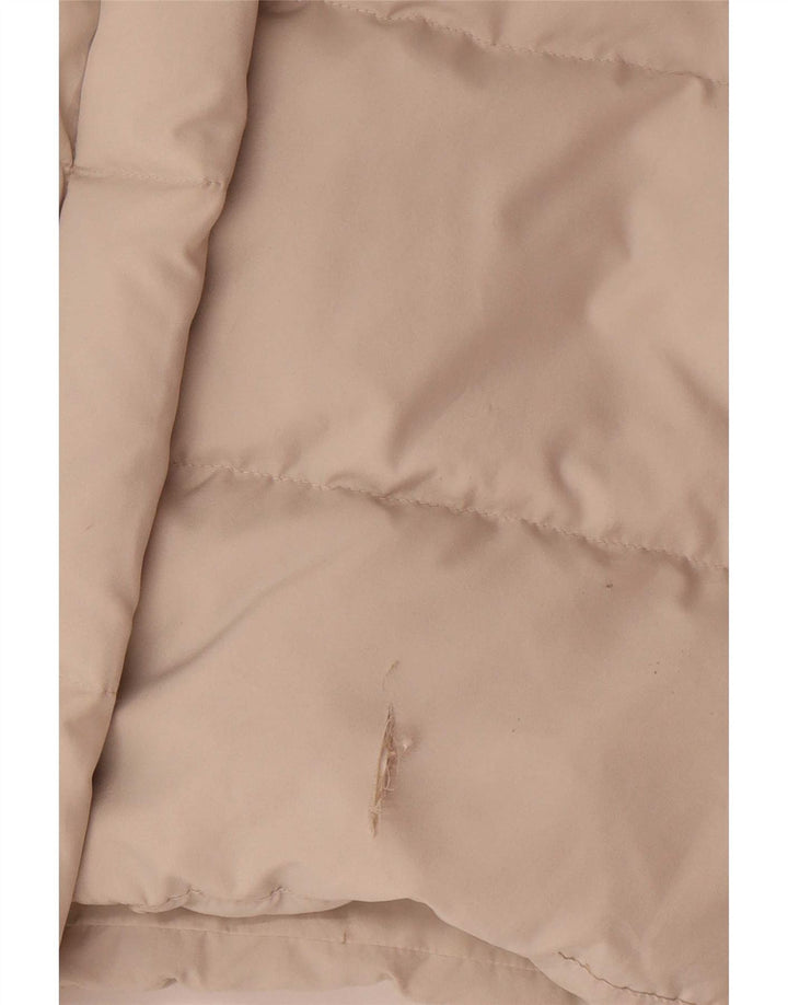 Ellesse Γυναικείο Oversized Παλτό UK 14 Medium Beige Polyester