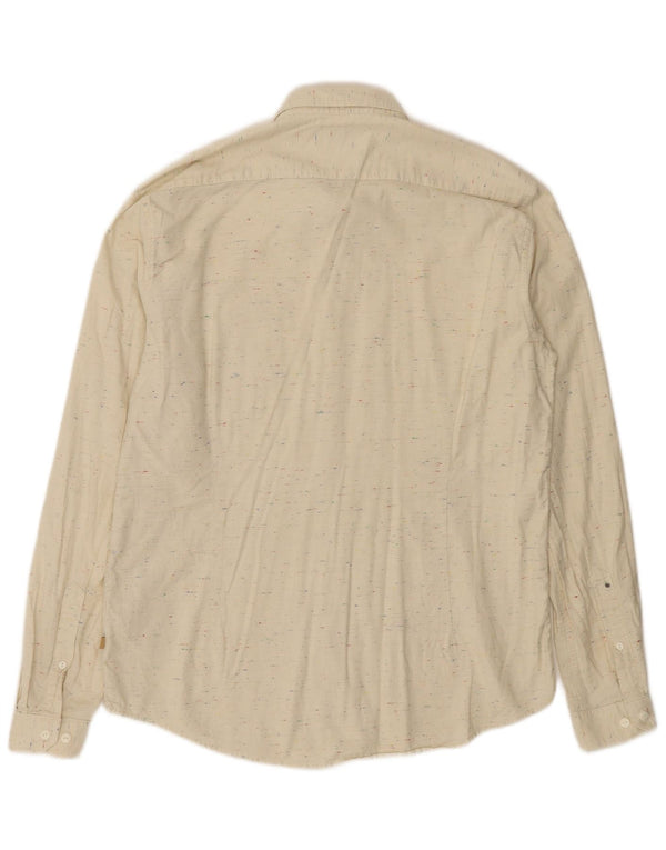Ανδρικό πουκάμισο Barbour Large Beige Flecked Cotton