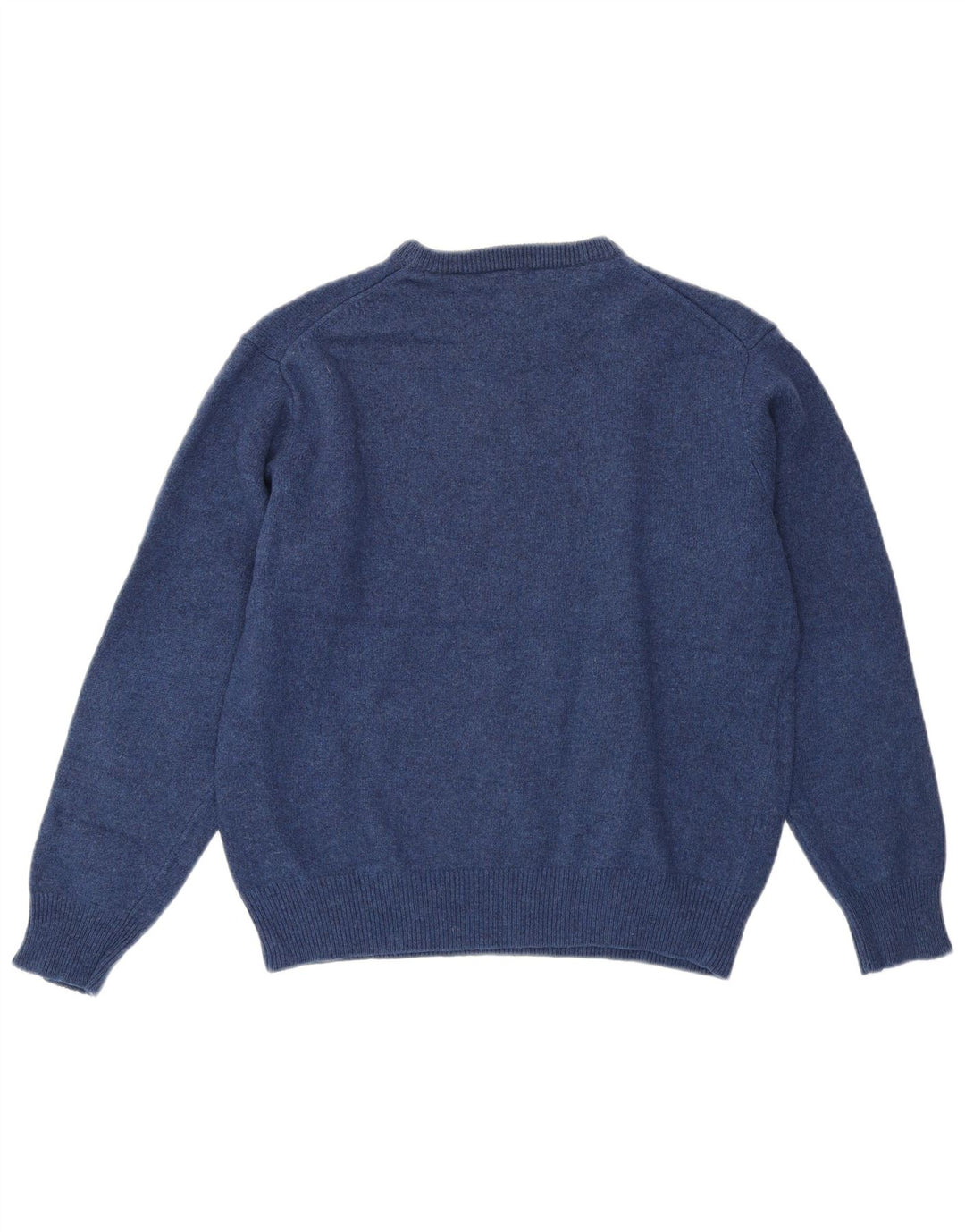 Πουλόβερ GANT Boys Crew Neck Jumper 12-13 Years Large Blue Lambswool