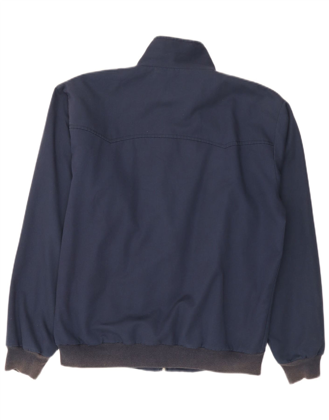 Three Stroke Ανδρικό Bomber Jacket UK 40 Large Navy Blue Cotton