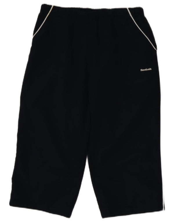 Reebok Γυναικεία φόρμα Capri Παντελόνι UK 14 Medium Navy Blue Polyester