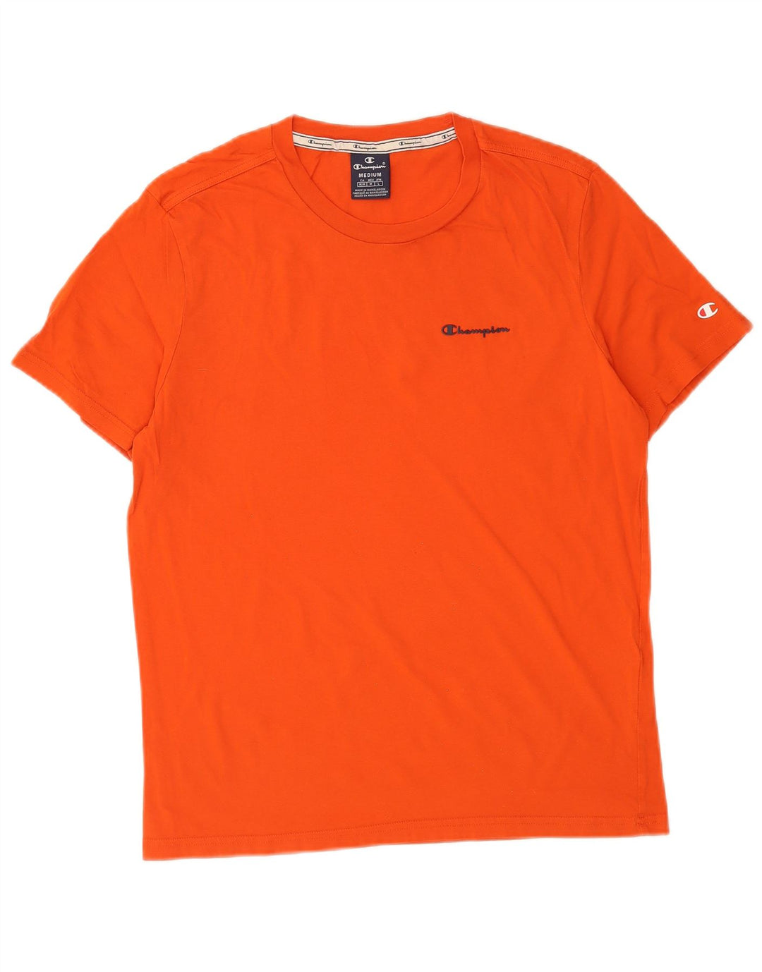 Ανδρικό T-Shirt Champion Top από μεσαίο πορτοκαλί βαμβακερό