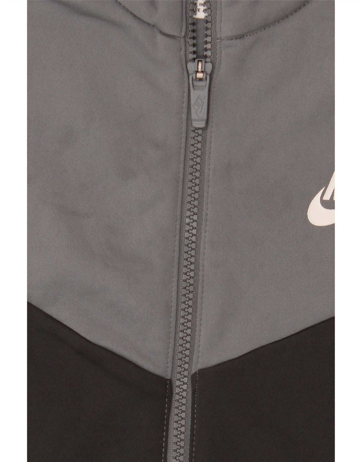 Μπουφάν Nike Boys Graphic αθλητική φόρμα 8-9 ετών Small Grey Colourblock
