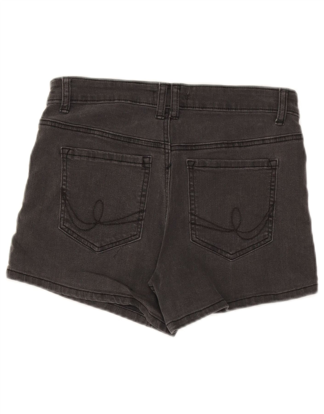 Γυναικείο τζιν σορτς Oasis UK 10 Small W28 Γκρι βαμβακερό