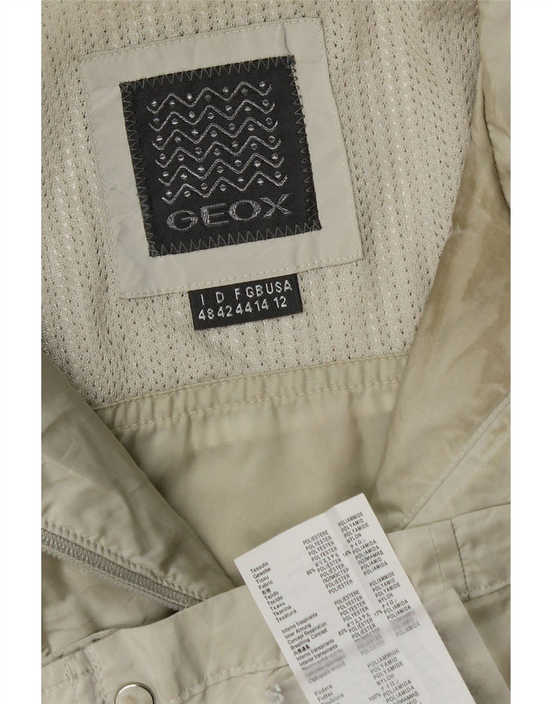 Geox Γυναικείο Utility Jacket UK 14 Large Grey Polyester