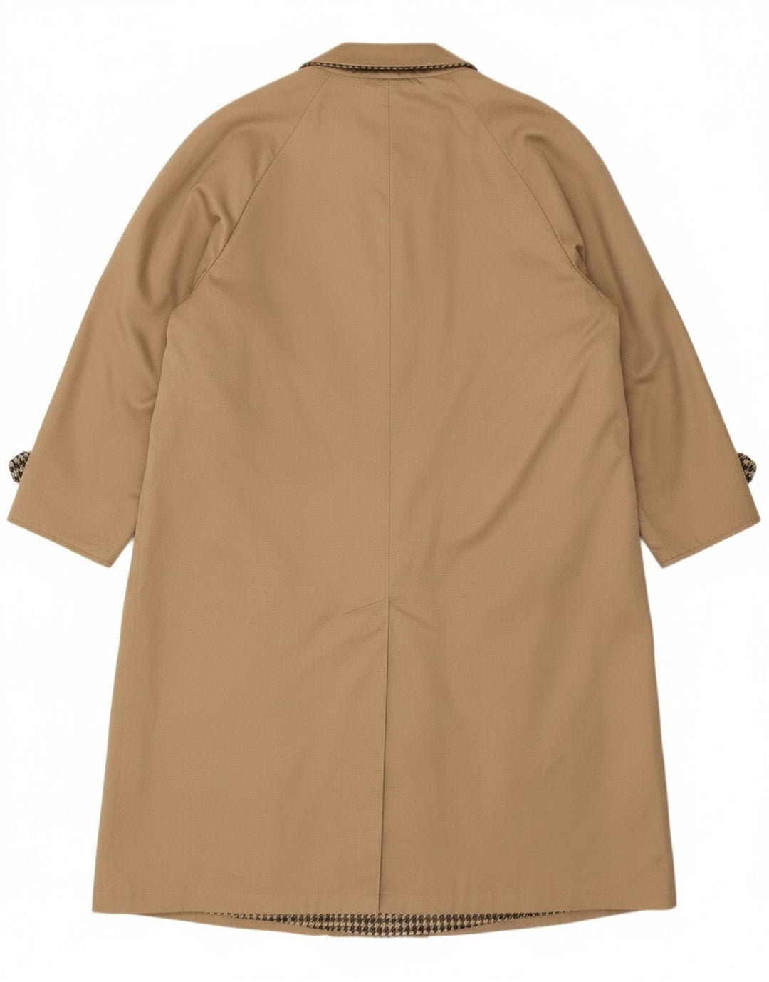 Vintage γυναικείο υπερμεγέθη αναστρέψιμο πανωφόρι IT 47 XL Beige Houndstooth