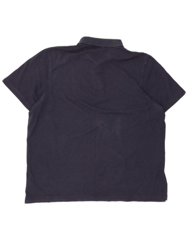 Ανδρικό πουκάμισο Polo Lacoste Νούμερο 8 3XL Navy Blue Βαμβακερό