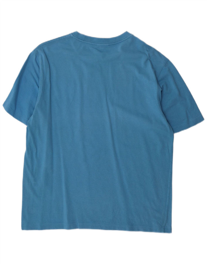 Ανδρικό T-Shirt Lacoste Top Size 4 Μεσαίο Μπλε Βαμβακερό