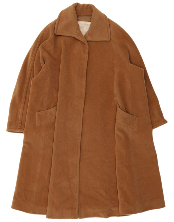 Γυναικείο παλτό Ferre Oversized UK 14 Μαλλί μεσαίου καφέ