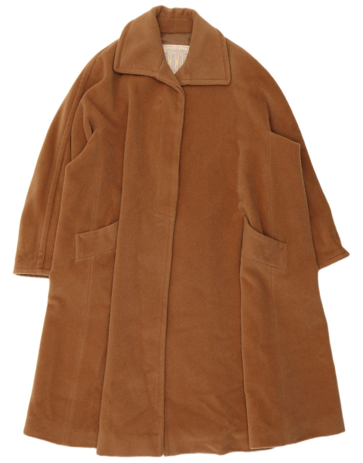 Γυναικείο παλτό Ferre Oversized UK 14 Μαλλί μεσαίου καφέ