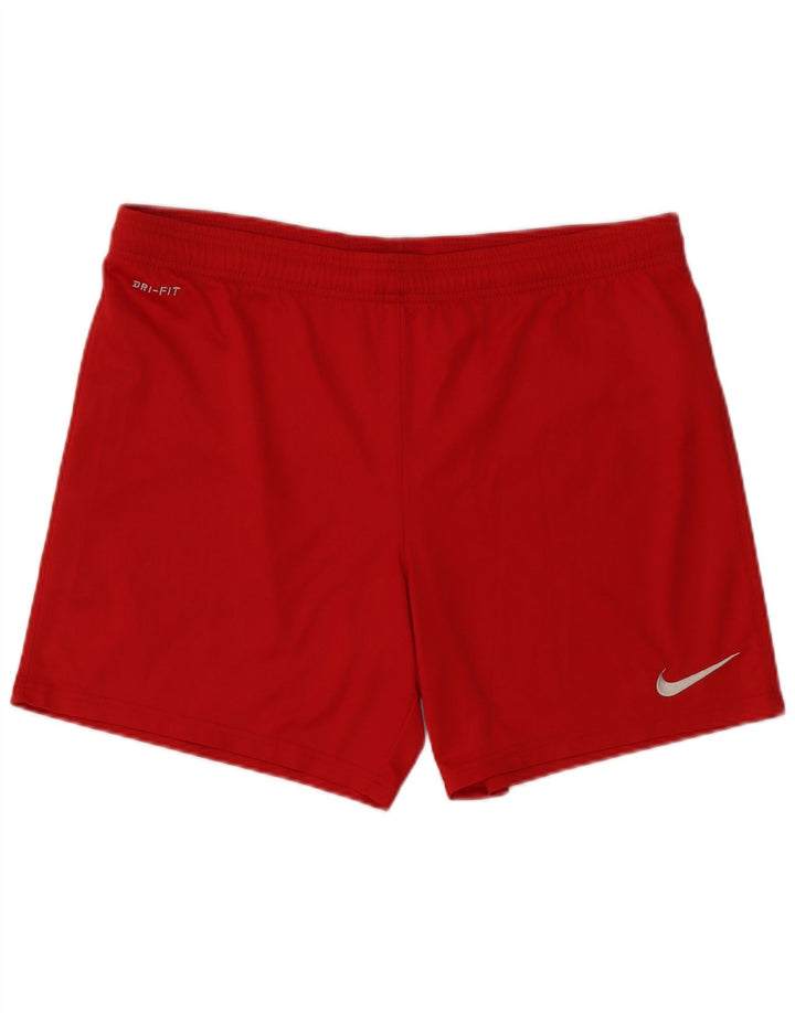 Ανδρικό αθλητικό σορτς Nike Dri Fit με μεσαίο κόκκινο πολυεστέρα