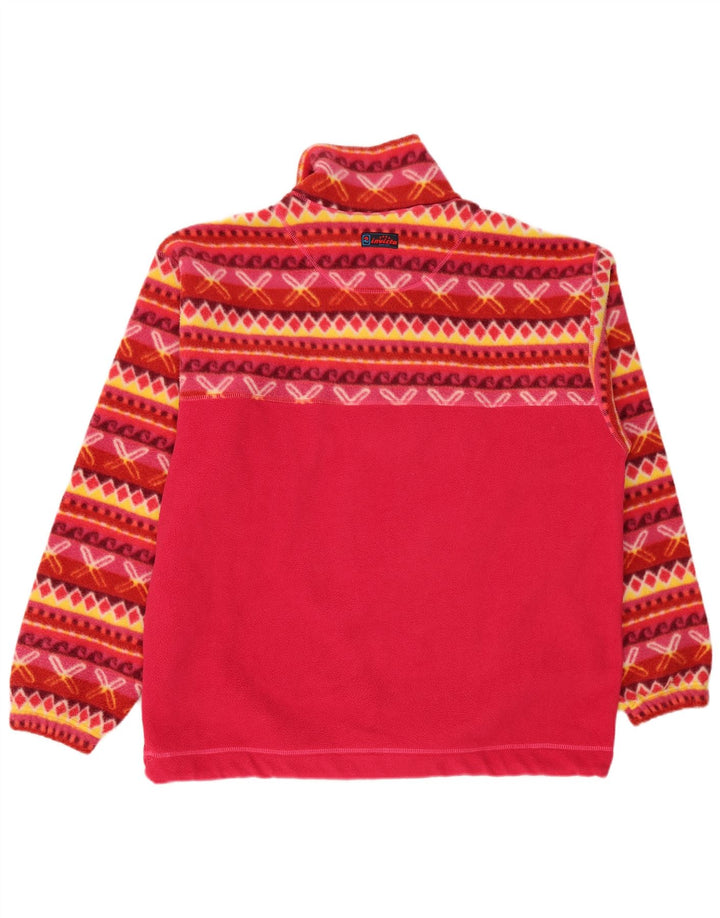 Ανδρικό Invicta Graphic Loose Fit Fleece Jumper Medium Pink Geometric