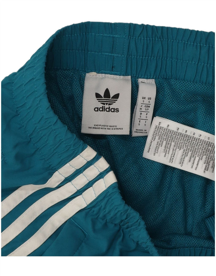 Γυναικείο αθλητικό σορτς Adidas UK 8 Small Blue Polyester