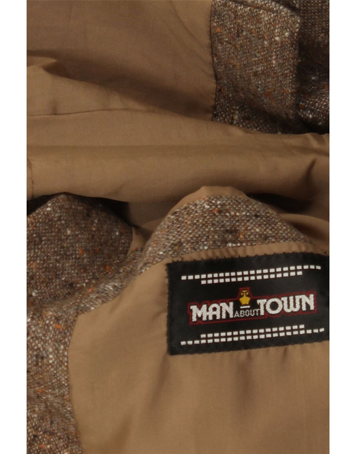 Vintage Ανδρικό σακάκι με 2 κουμπιά σακάκι UK 38 Medium Beige Flecked