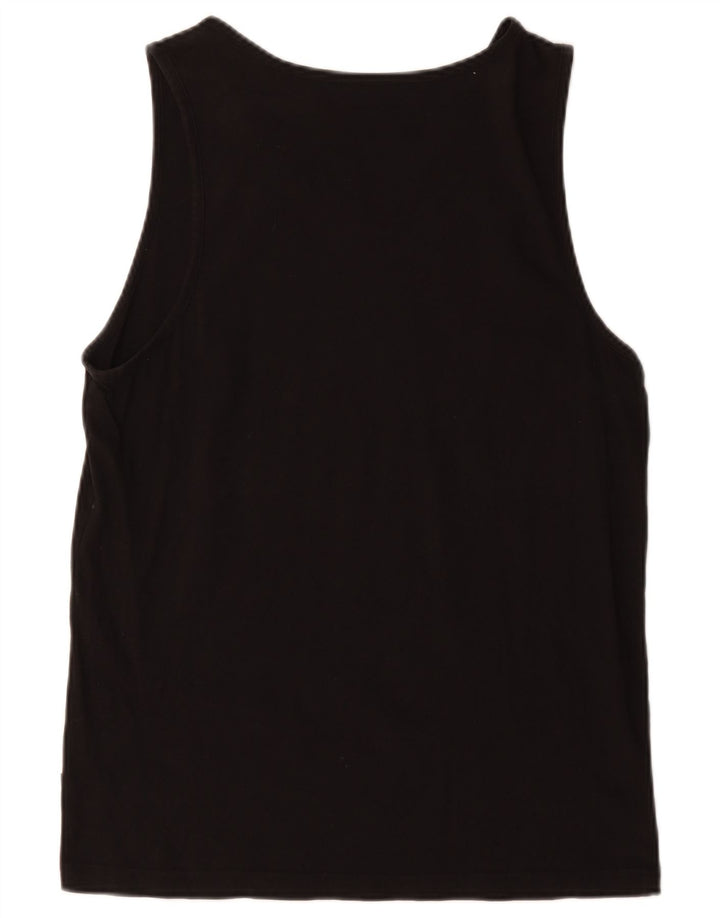 Ανδρικό γραφικό γιλέκο Puma, μεσαίο μαύρο βαμβακερό