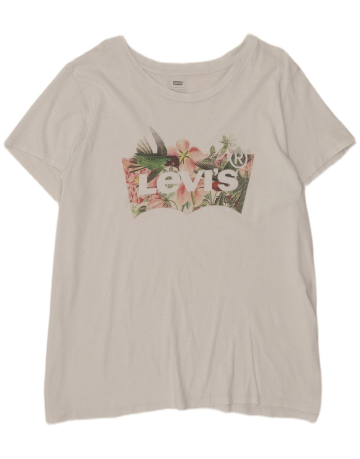 Ανδρικό γραφικό T-Shirt Levi's Top 2XL Λευκό