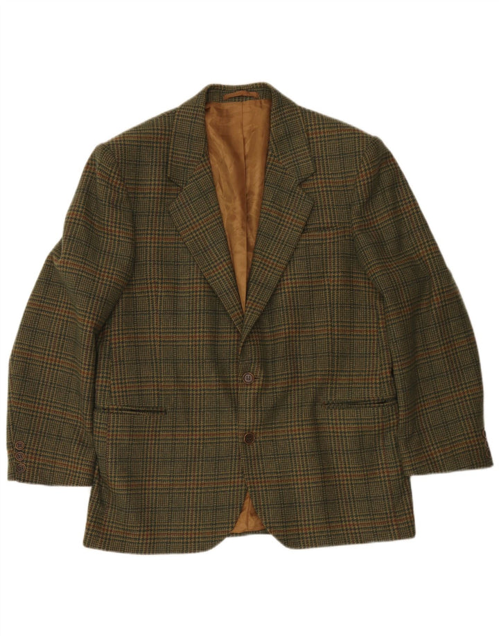 Incom Ανδρικό σακάκι σακάκι με 2 κουμπιά UK 38 Medium Khaki Houndstooth