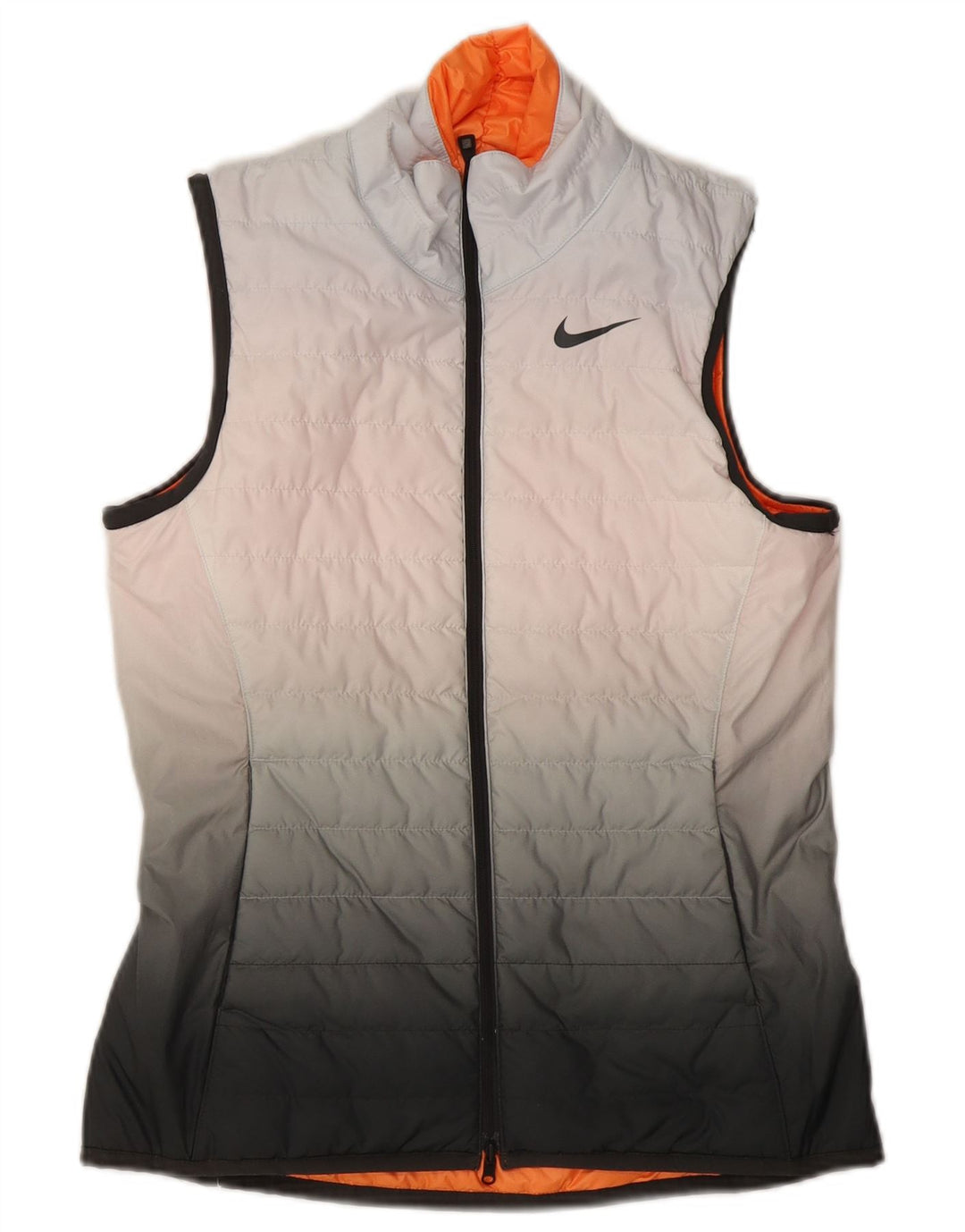 Nike Γυναικείο Reversible Gilet UK 10 Μικρός πορτοκαλί πολυεστέρας