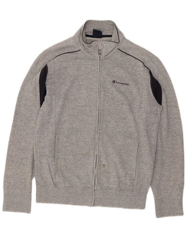 Ανδρική αθλητική φόρμα Champion Top Jacket μεσαίου γκρι χρώματος βαμβακερό