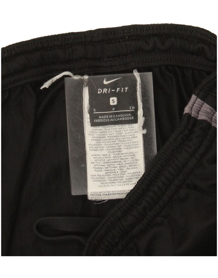 Ανδρικό παντελόνι αθλητικής φόρμας Nike Dri Fit Μικρό μαύρο χρώμα από πολυεστέρα