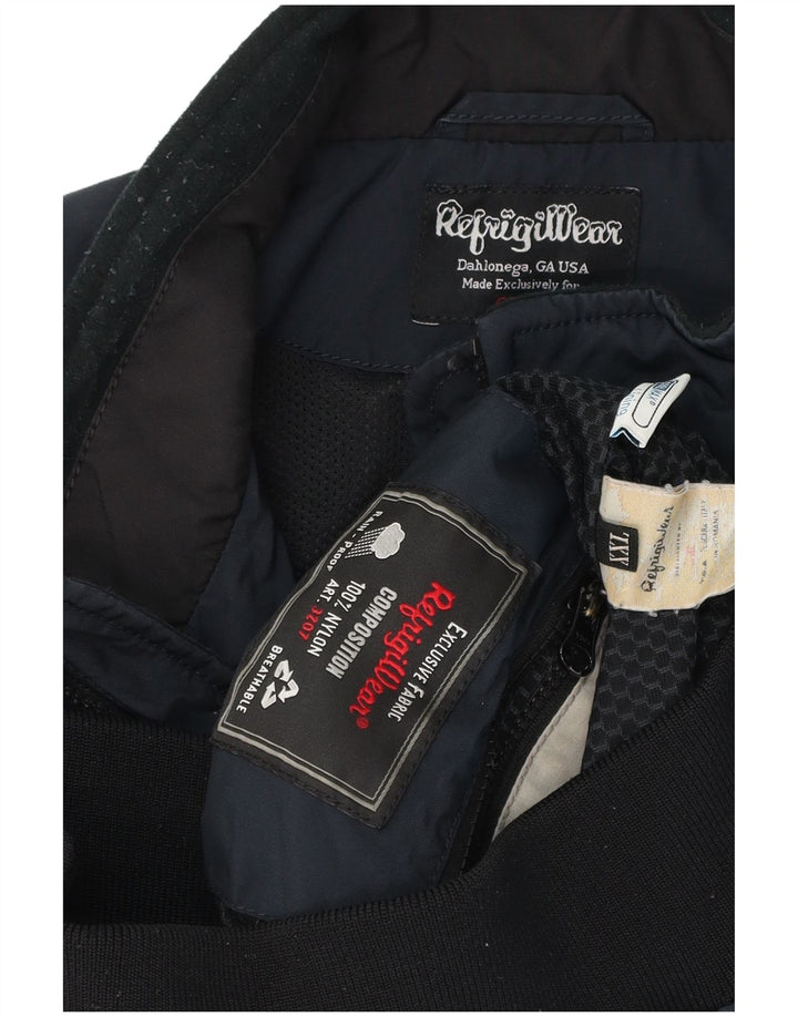 Ανδρικό μπουφάν Refrigiwear Bomber UK 44 2XL Navy Blue Nylon