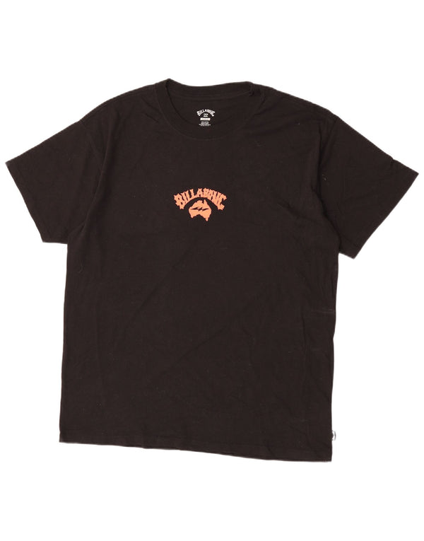 Ανδρικό γραφικό T-Shirt Billabong Top Large Μαύρο Βαμβακερό